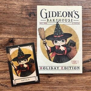 Gideon’s Bakehouse Natala The Christmas Witch Holiday Menu & Trading Card 26 Set
